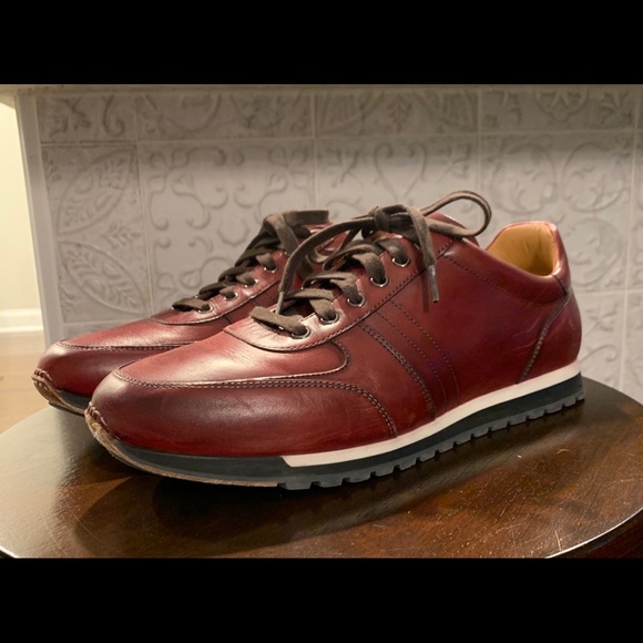 magnanni chaz leather sneaker